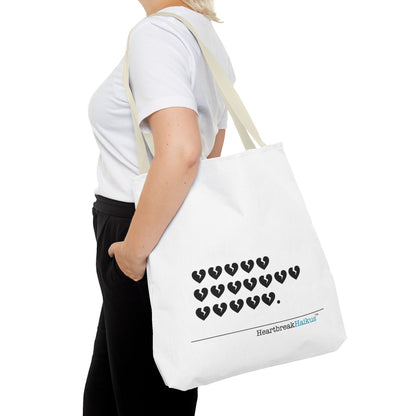 "Hieroglyph Heartbreak Haiku" Tote Bag