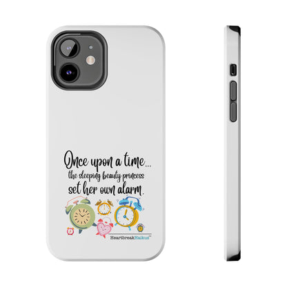 Sleeping Beauty's Alarm Tough Phone Cases (white)