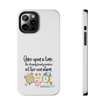 Sleeping Beauty's Alarm Tough Phone Cases (white)