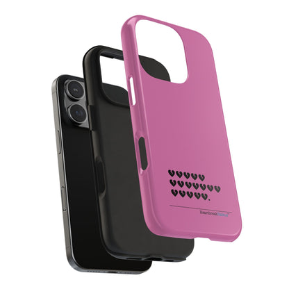 Hieroglyph Heartbreak Haiku Tough Phone Cases (pink)