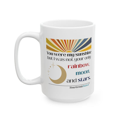 You Were My Sunshine Haiku. Dual-Design Ceramic Mug (11oz or 15oz) Breakup or Divorce Gift