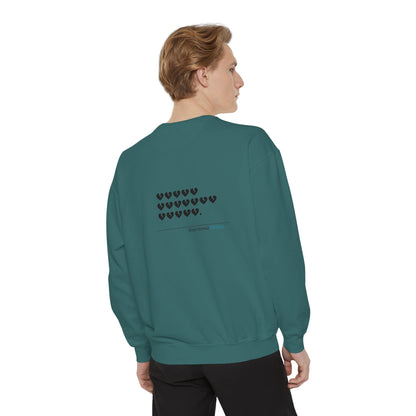 Luxurious comfort and style are what this unisex, garment-dyed sweatshirt is all about. It's made with 80% ring-spun cotton and 20% polyester and the fabric is 3-end garment-dyed, ring-spun, color-blast fleece with a 100% cotton face. Each sweatshirt come