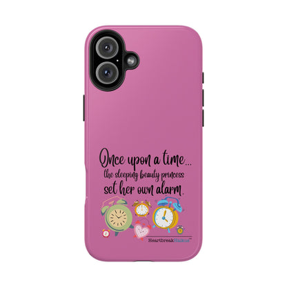 Sleeping Beauty's Alarm Tough Phone Cases (pink)