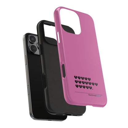 Hieroglyph Heartbreak Haiku Tough Phone Cases (pink)