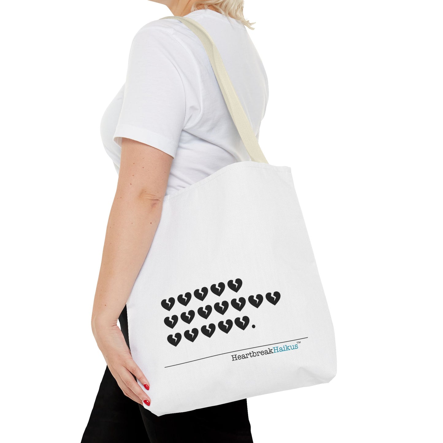 "Hieroglyph Heartbreak Haiku" Tote Bag