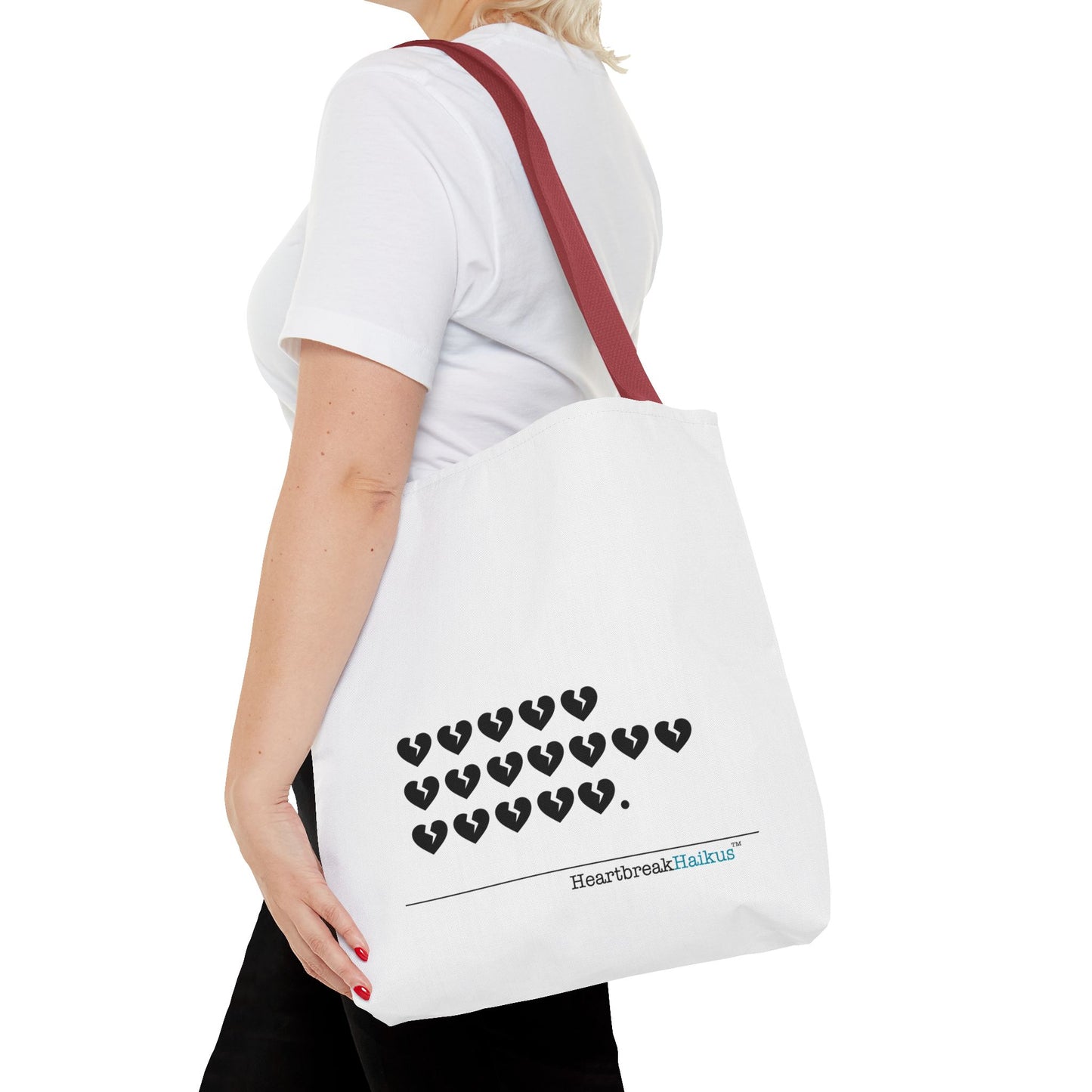 "Hieroglyph Heartbreak Haiku" Tote Bag