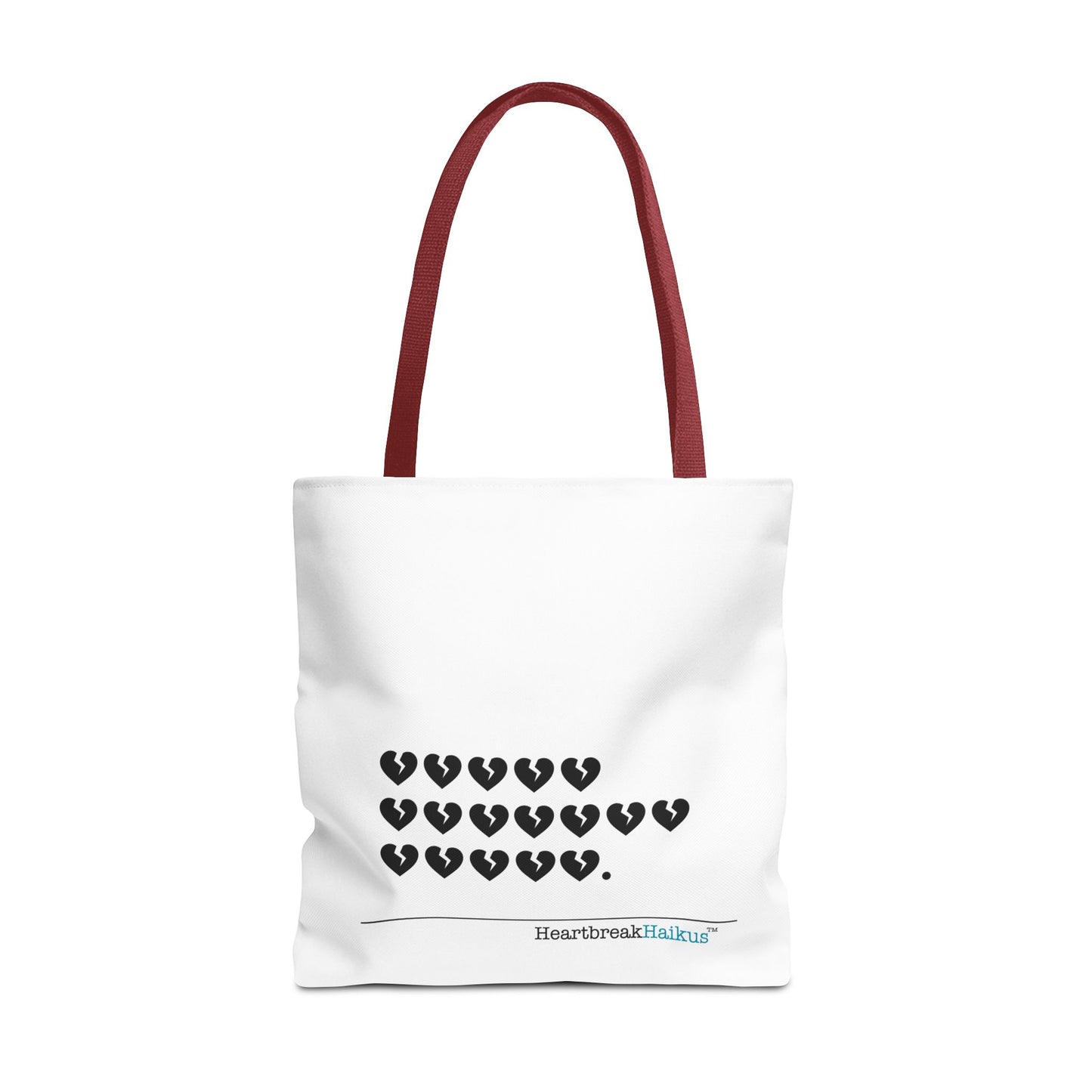 "Hieroglyph Heartbreak Haiku" Tote Bag