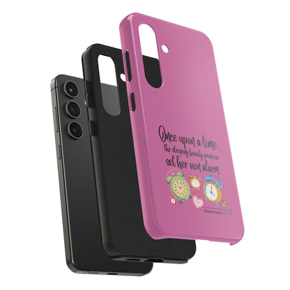 Sleeping Beauty's Alarm Tough Phone Cases (pink)