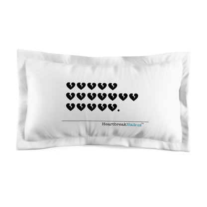 Hieroglyph Heartbreak Haiku. 3pc Microfiber Bedding Set