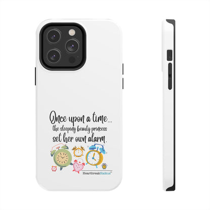 Sleeping Beauty's Alarm Tough Phone Cases (white)