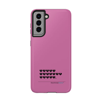 Hieroglyph Heartbreak Haiku Tough Phone Cases (pink)