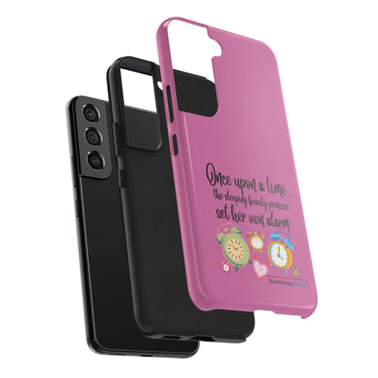 Sleeping Beauty's Alarm Tough Phone Cases (pink)