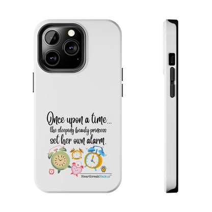 Sleeping Beauty's Alarm Tough Phone Cases (white)