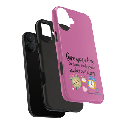 Sleeping Beauty's Alarm Tough Phone Cases (pink)