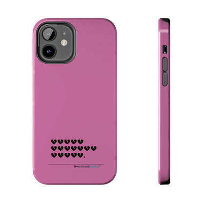 Hieroglyph Heartbreak Haiku Tough Phone Cases (pink)