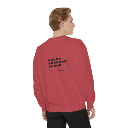 Luxurious comfort and style are what this unisex, garment-dyed sweatshirt is all about. It's made with 80% ring-spun cotton and 20% polyester and the fabric is 3-end garment-dyed, ring-spun, color-blast fleece with a 100% cotton face. Each sweatshirt come