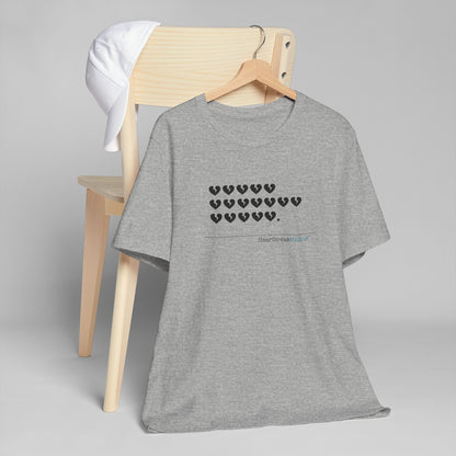 Hieroglyph Heartbreak Haiku. Unisex Jersey T-Shirt  (lightweight)