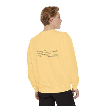 Luxurious comfort and style are what this unisex, garment-dyed sweatshirt is all about. It's made with 80% ring-spun cotton and 20% polyester and the fabric is 3-end garment-dyed, ring-spun, color-blast fleece with a 100% cotton face. Each sweatshirt come