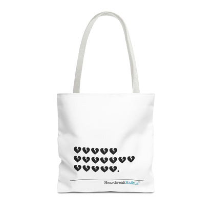 "Hieroglyph Heartbreak Haiku" Tote Bag